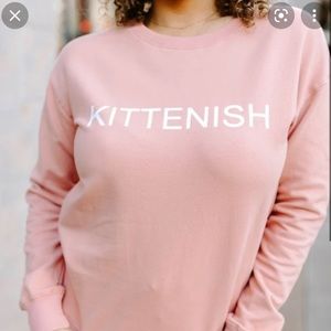 Kittenish crewneck